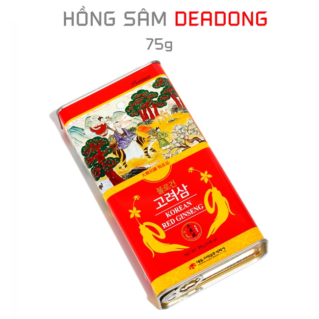 Hồng sâm khô Daedong dòng Premium, củ ĐẠI