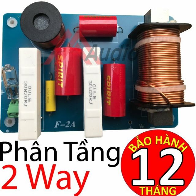 Mạch lọc loa F2A , phân tần 2 loa