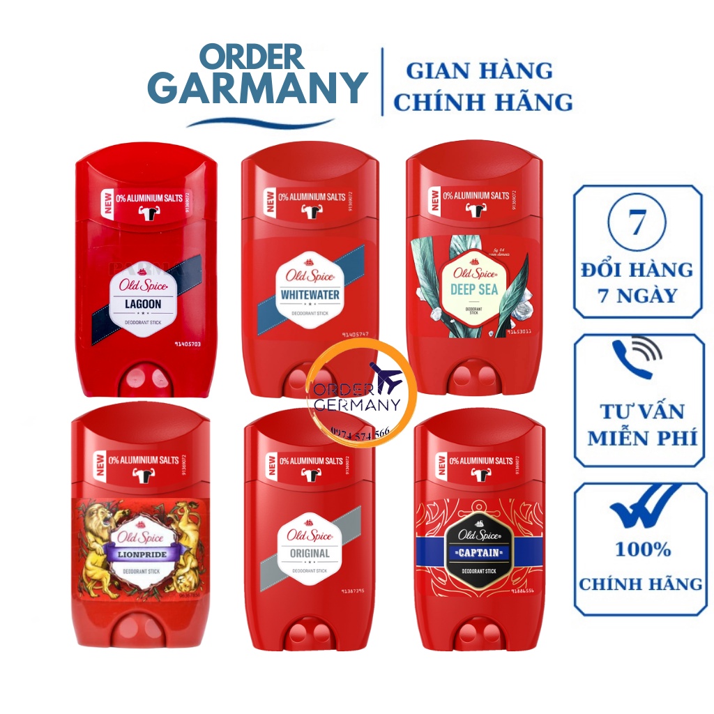 Lăn khử mùi, sáp khử mùi Old Spice 50ml - Hàng nội địa Đức