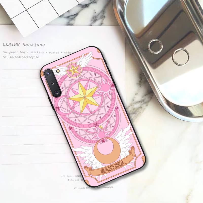 Ốp Điện Thoại Silicon Hình cardcaptor sakura Cho samsung a51 a52 a71 a72 a81 a82 a91 m20 m30 m30s m21