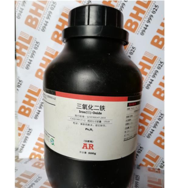 Fe2O3 sắt Oxit Iron III oxide chai 500g