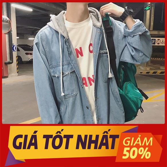 [ Sale 50% ] áo khoác jean nam,khoác jean Unisex cao cấp KJC15 thời trang trung niên