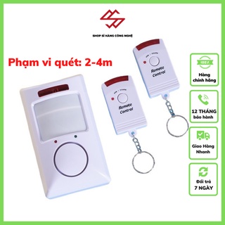 Báo động chống trộm cảm biến hồng ngoại có điều khiển từ xa V3 - Cảm biến nhạy, góc quét rộng và xa