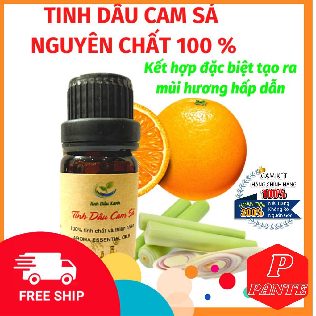 Tinh Dầu Cam Sả Nguyên Chất 10 ml