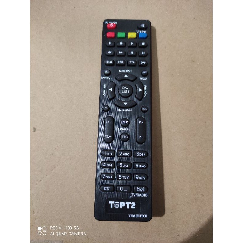 REMOTE ĐIỀU KHIỂN ĐẦU THU TOPT2