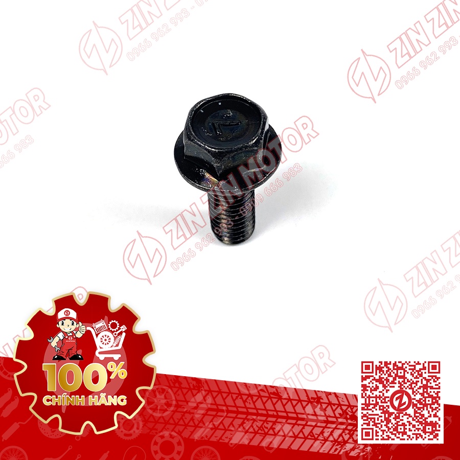 Ốc M8x20 bắt gác chân trước Satria Fi Raider Fi Raider Xăng Cơ Satria FU Raider K9 Satria FU K9 Raider K6 Satria FU K6