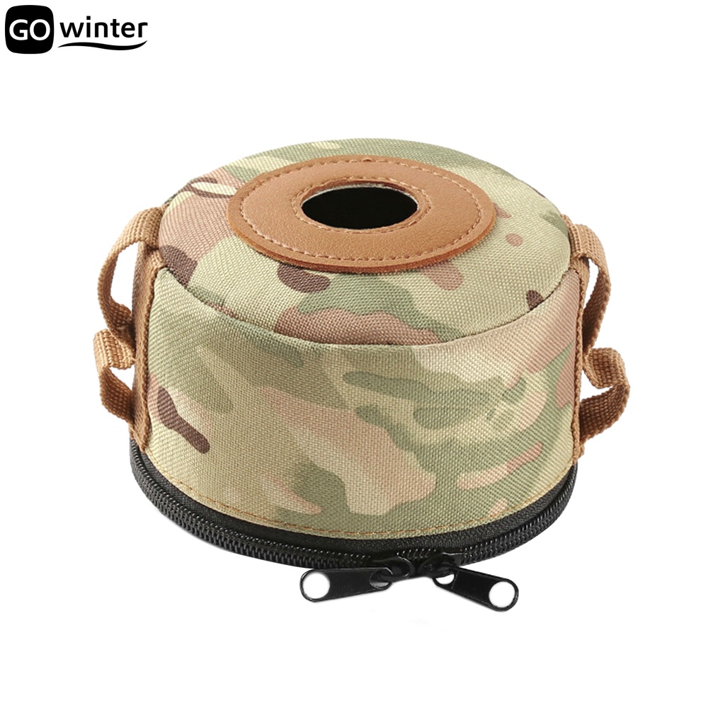 Vỏ bọc bình gas mini bằng vải oxford họa tiết rằn ri cho hoạt động ngoài trời
