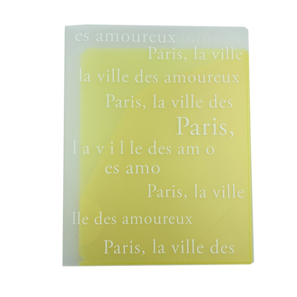 Double A Bìa hồ sơ nhiều ngăn thiết kế kiểu Paris
