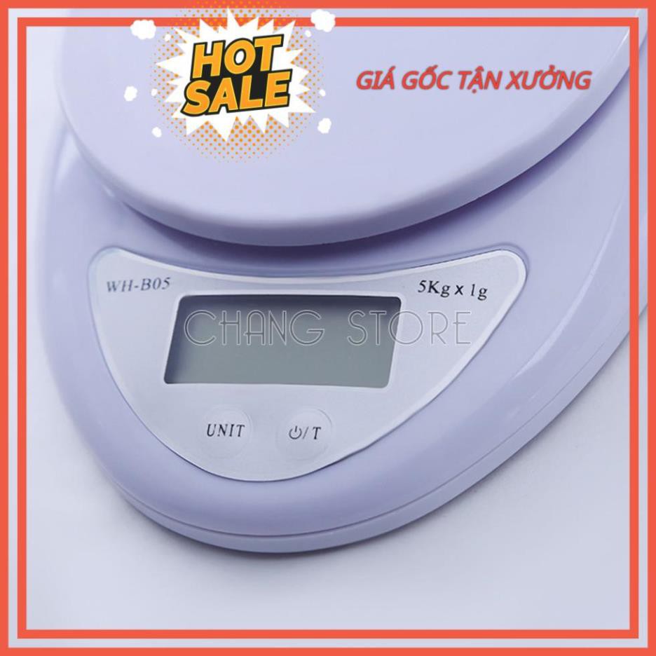 Cân Điện Tử Nhà Bếp Mini Electronic Kitchen Scale, Cân Thực Phẩm Loại  5Kg Tiện Lợi