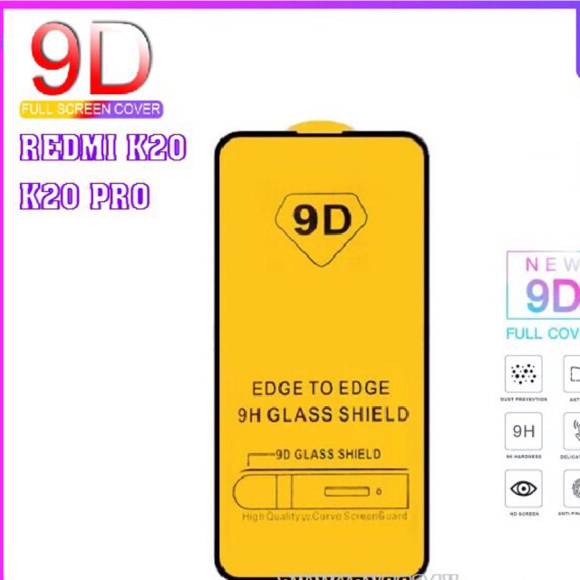 Kính cường lực Full màn Xiaomi K20/ K20 Pro - 9D Full keo màn hình