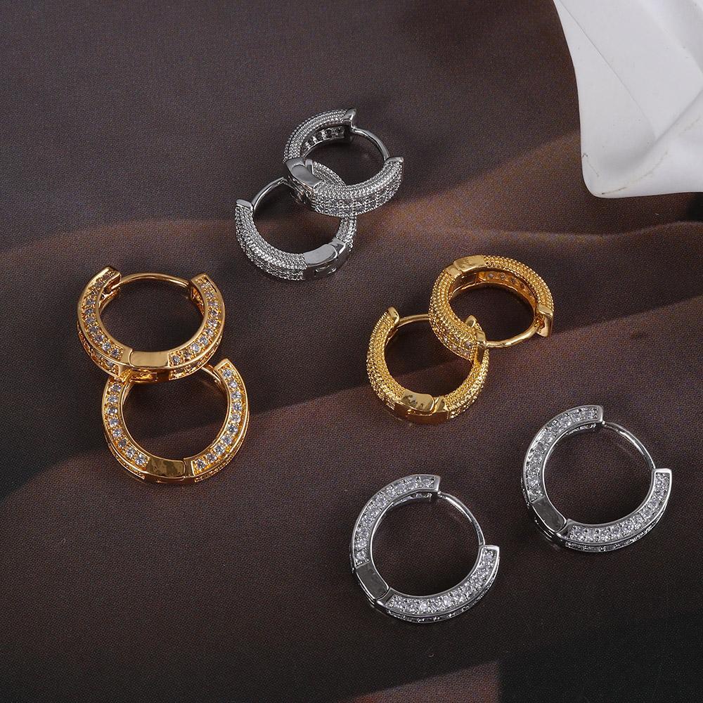 JUNE Bông Tai HìNh Chữ ThậP ĐíNh Đá ThờI Trang