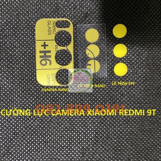 Cường lực camera Xiaomi Redmi 9T( 2021) nano trong suốt, siêu bền