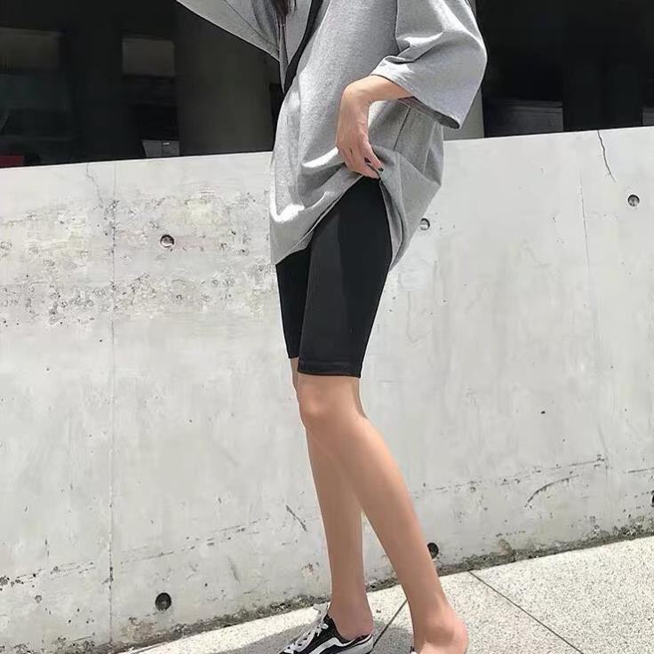 Quần legging nữ lửng vải cotton mềm mịn dáng quần đùi ôm body tập Gym mặc nhà GYM FASHION