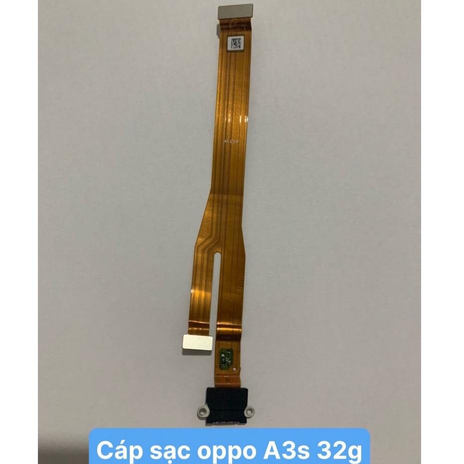 Cáp sạc, chân sạc rời Zin oppo A3s - 32g / bản có lỗ chọc sim trên