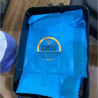 Khăn lót xe đẩy phun xăm, khăn trải kệ phun xăm, khăn lót gối