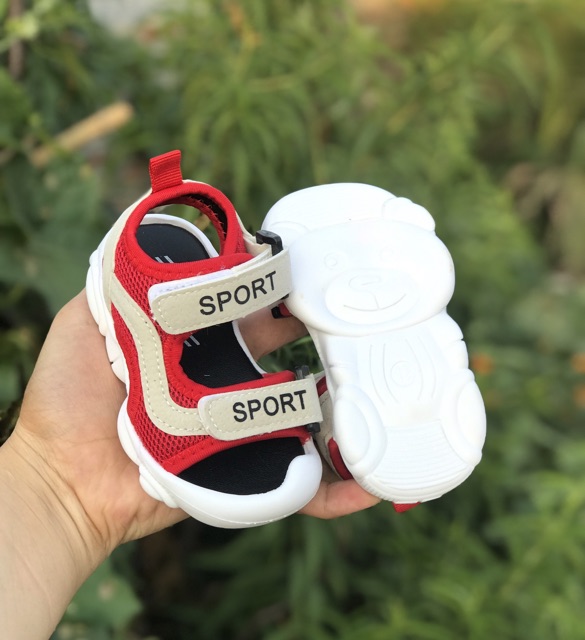 Sandal tập đi chống vấp cho bé trai và bé gái sport ảnh thật 1915