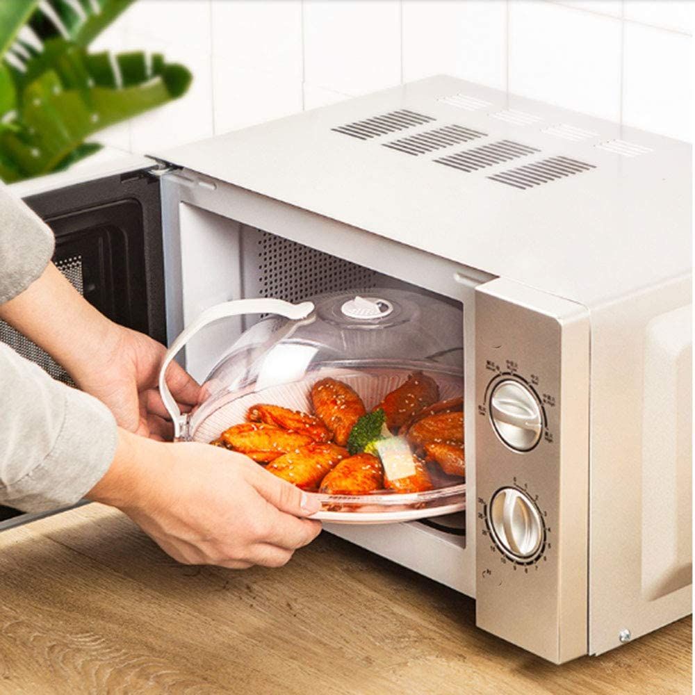Nắp đậy đĩa PP BPA trong suốt 10 inch chống vỡ dùng được cho lò vi sóng