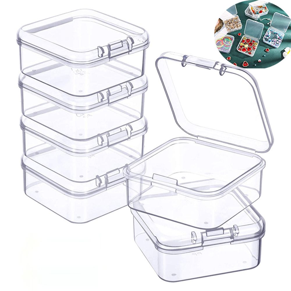 Set 5 hộp đựng trang sức trong suốt phong cách Hàn Quốc cho nữ