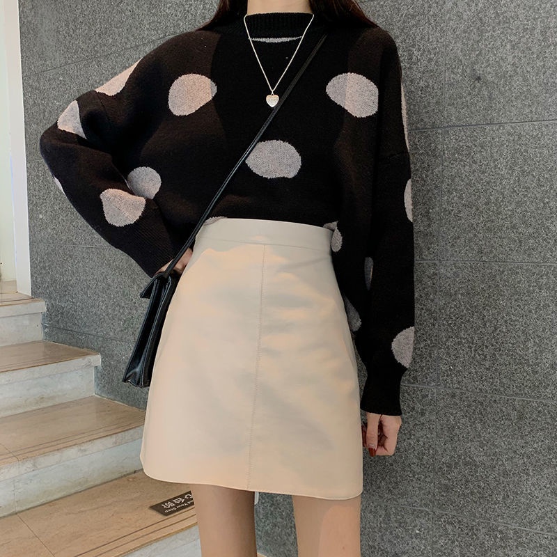 COZOK Chân váy lưng cao thời trang dành cho nữ