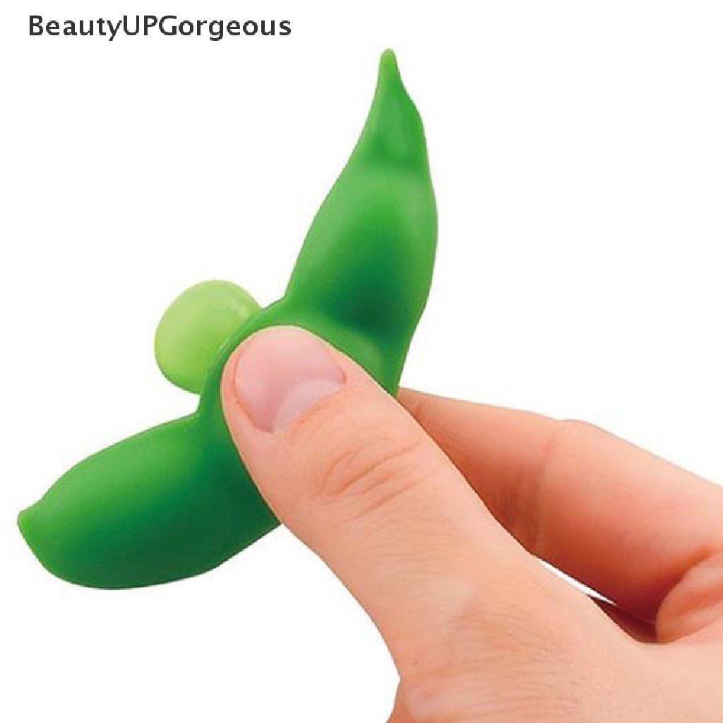 Móc Khóa Hạt Đậu Nành Bóp Giảm Căng Thẳng Bằng Cao Su Tốt lắm.