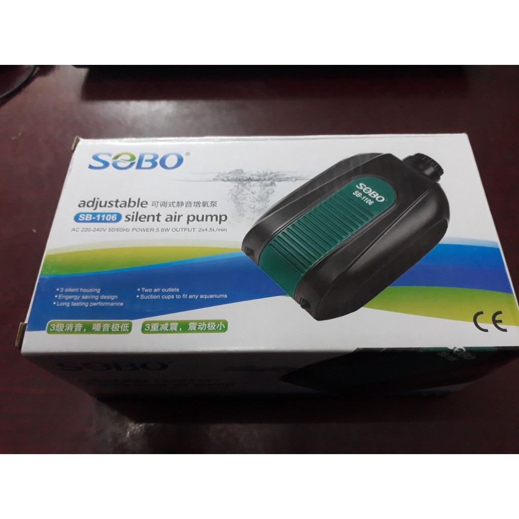 Máy sủi bể cá 2 vòi SB-1106