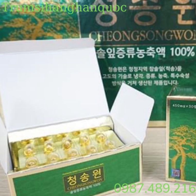 TINH DẦU THÔNG ĐỎ CAO CẤP CHEONG SONG WON GOLD