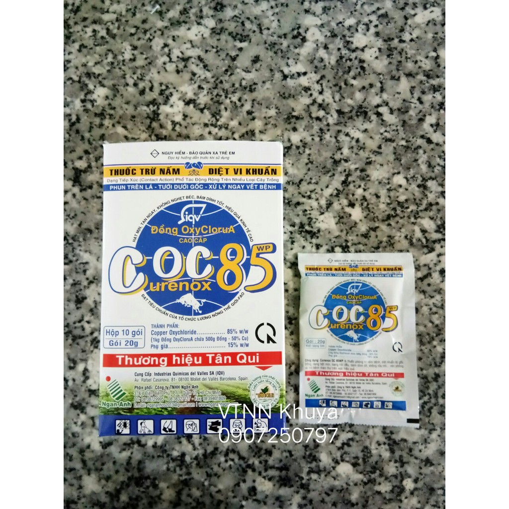 [SIEURE] phòng trừ nấm bệnh Coc85 20gr hàng đẹp, phân phối chuyên nghiệp.