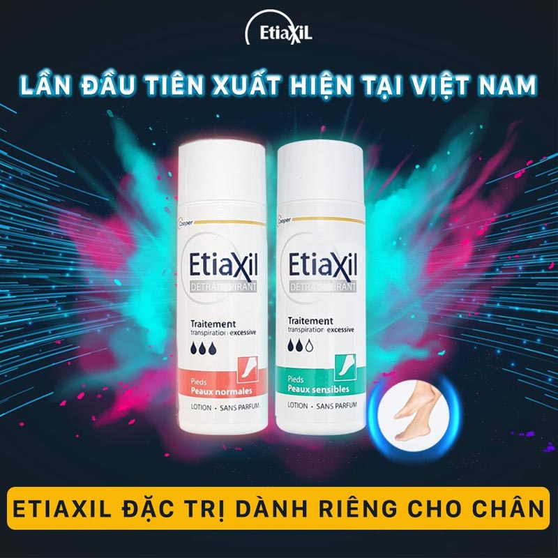 Lotion ngăn mùi và mồ hôi chân Etiaxil 100ml