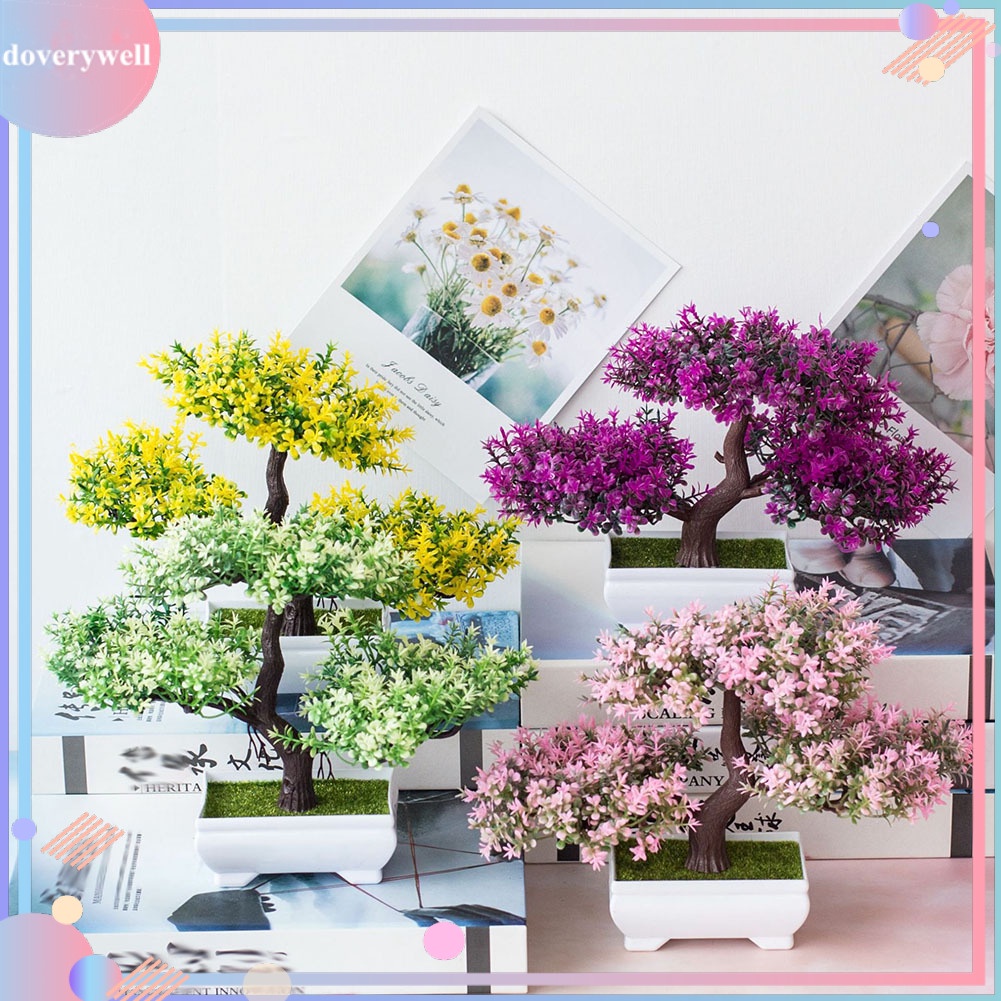 Cây cảnh giả trang trí nhà cửa/tiệc cưới tiện dụng