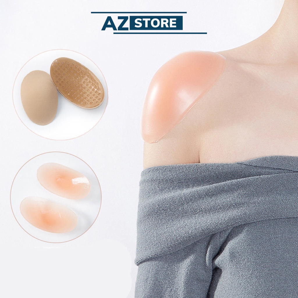 Set 2 miếng đệm vai Silicone tàng hình tự nhiên cho nam nữ - AZ Store