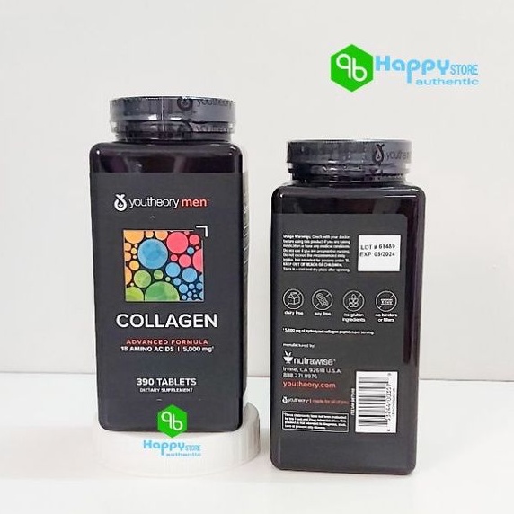 💊💊 Viên Uống Bổ Sung Collagen For Men, Youtheory, 390v, Mỹ 💊💊