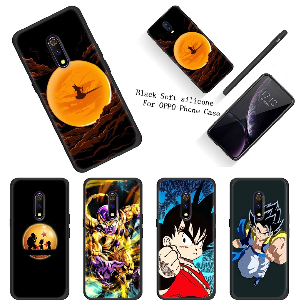 Ốp lưng hình Dragon Ball Z Anime Goku cho OPPO Reno Z 2 2Z 10X Ace 2F Realme 3 Pro X Lite 2 A5