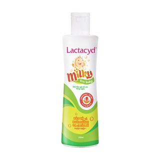 Sữa tắm gội trẻ em lactacyd milky chai 250ml
