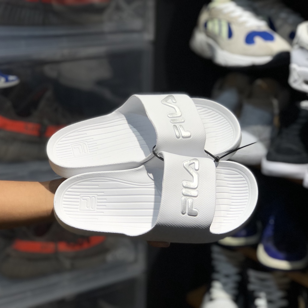 Dép quai ngang Fila chống nước siêu bền hàng tồn kho SALE xả hàng, Dép cao su thời trang siêu đẹp