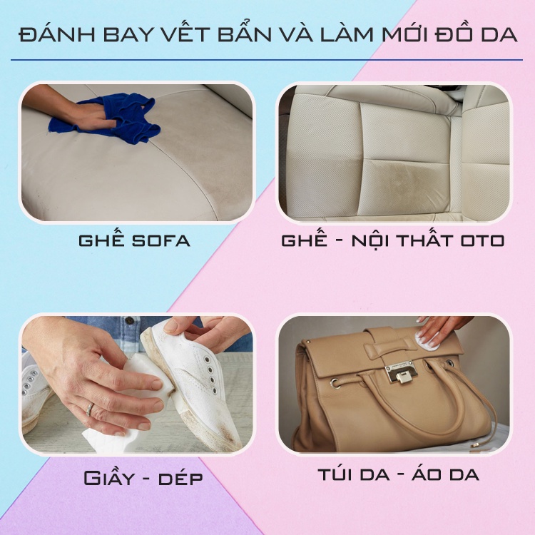 Combo Vệ Sinh Ghế Sofa Da Hiclean và Tẩy Vết Bẩn Trên Tường Hiclean, hiệu quả tức thì, sạch nhanh chóng, Nhập Khẩu HQ