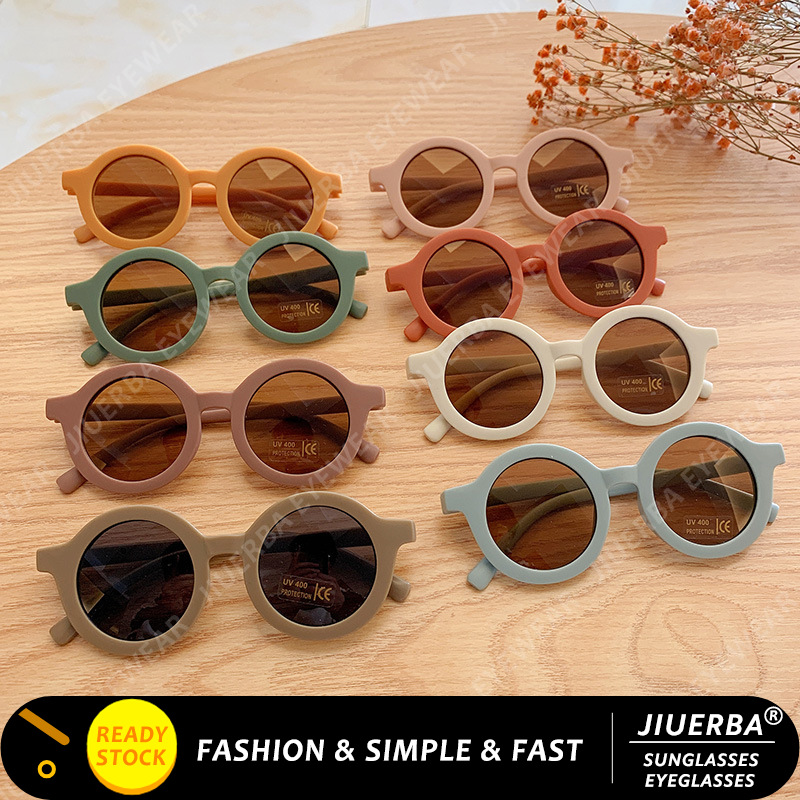 Kính mát gọng tròn màu kẹo ngọt xinh xắn hợp thời trang