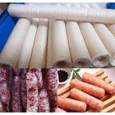 Combo 1 Bộ ống nhồi lạp xưởng + 1 Vỏ làm lạp xưởng 20m + 1 chai mai quế lộ