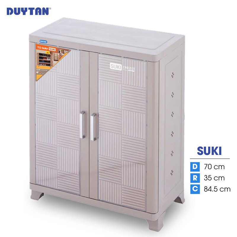 Tủ giày nhựa DUY TÂN Suki (70 x 35 x 84.5 cm) - 09354