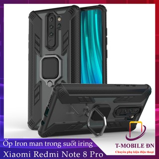 Ốp lưng Xiaomi Redmi Note 8 Pro iRON MAN IRING TRONG SUỐT Nhựa PC cứng viền dẻo chống sốc