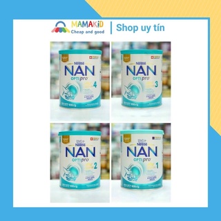 Sữa Nan Nga đủ số 1,2,3,4  (800g) mẫu mới