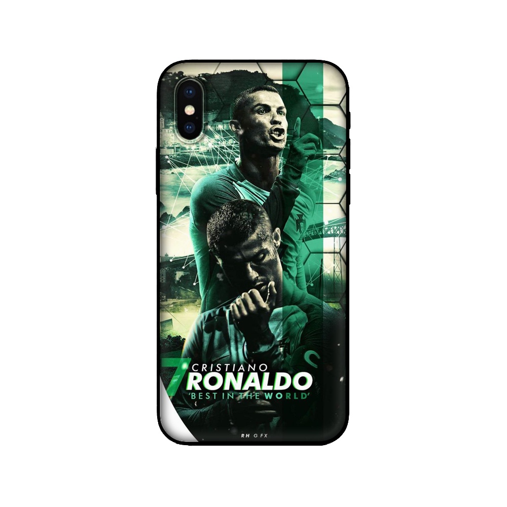 Ốp Điện Thoại Silicone Tpu Mềm Hình Cristiano Ronaldo Cho Apple iphone X XS XR Max