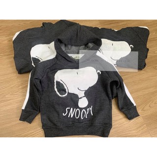 Set bộ nỉ bông Snoopy bé trai xuất dư