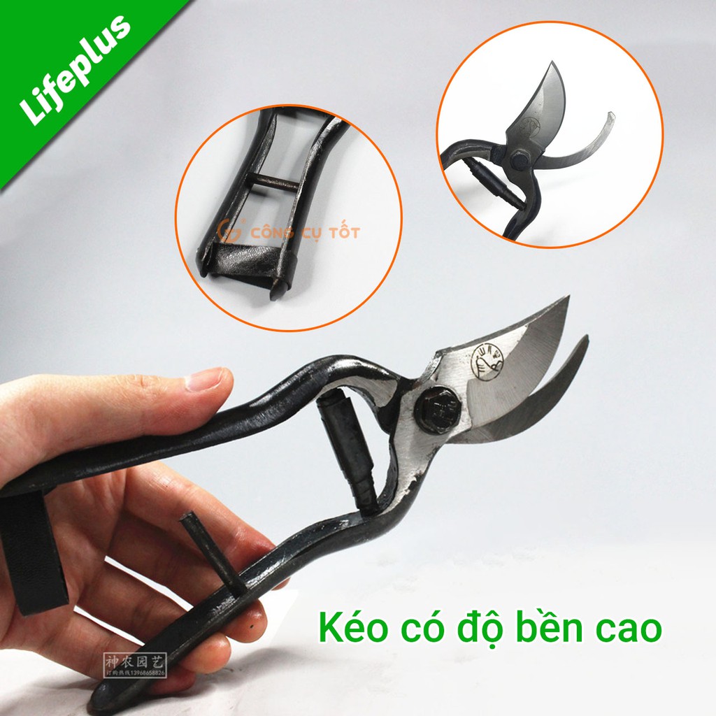 Kéo cắt cành tay rèn 200mm Vương Sơn