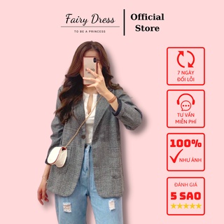 Áo Blazer nữ dạ 2 lớp Phong cách Hàn Quốc