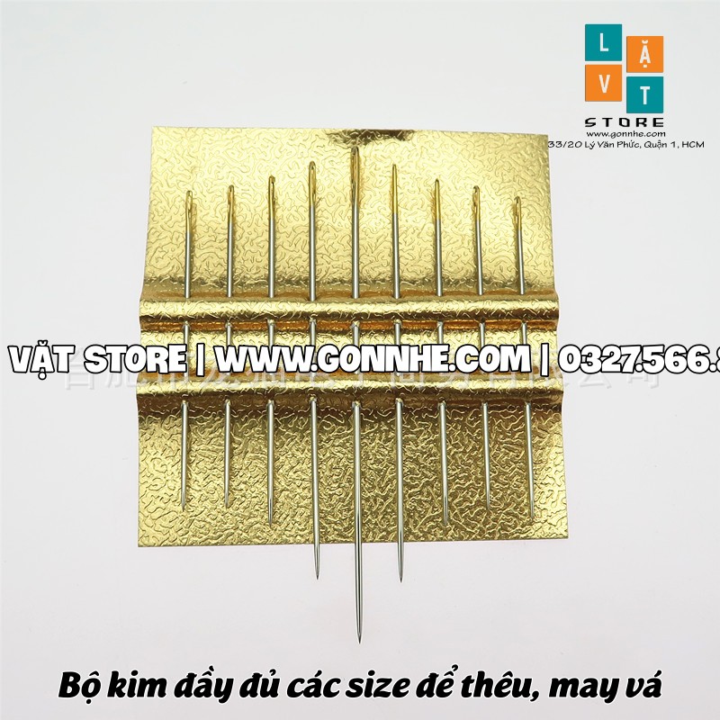 Bộ 27 kim may tay, thêu chuyên nghiệp, tiện dụng trong gia đình - embroidery needles
