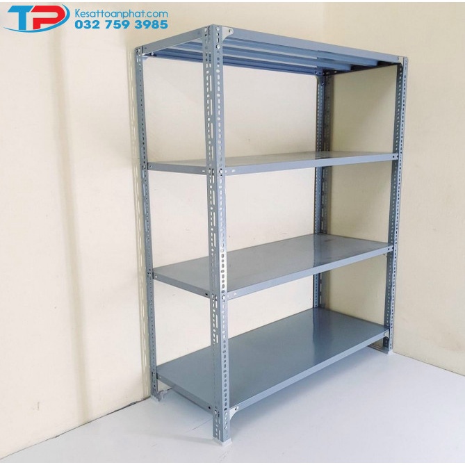 Kệ sắt v lỗ đa năng: Dài 1m2 x rộng 40cm x 3,4,5 tầng