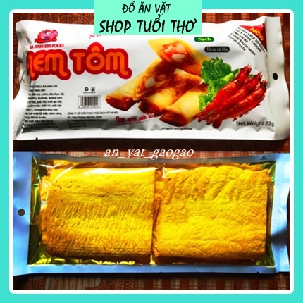 Gói Nem Tôm Đồ Ăn Vặt Cay Ngon Hấp Dẫn Giá Rẻ Cổng trường