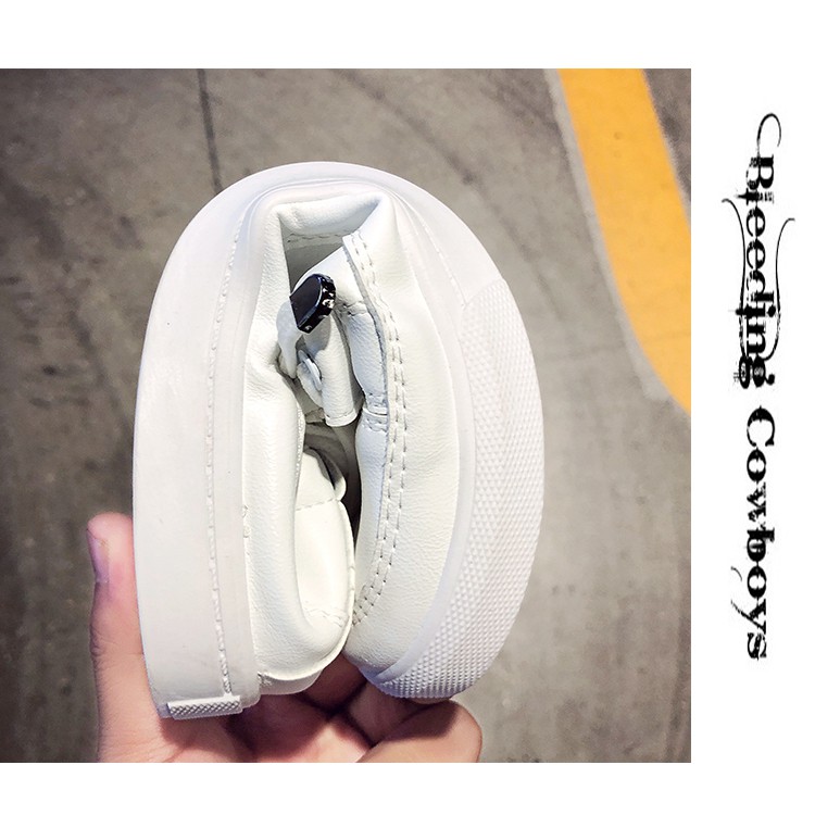 Giày lười trắng HONGKONG - KÈM ẢNH THẬT CỦA SHOP