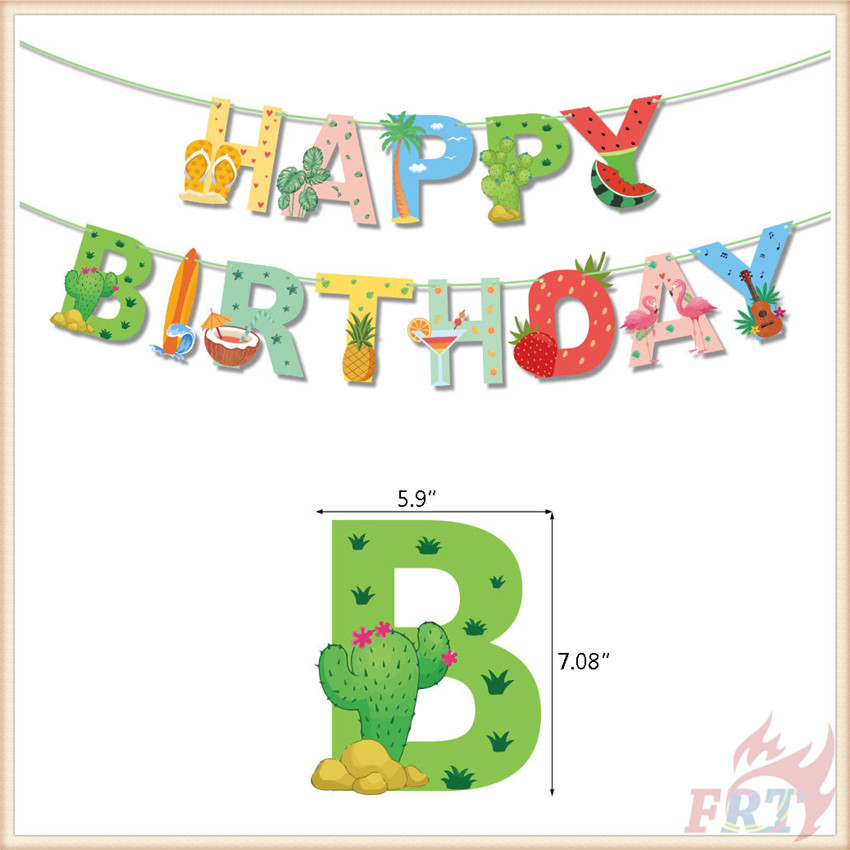 ♦ Trang Trí Tiệc - Banner &amp; Topper Bánh ♦ Que Cắm Trang Trí Bánh Sinh Nhật Hình Chữ &quot;Happy Birthday&quot;