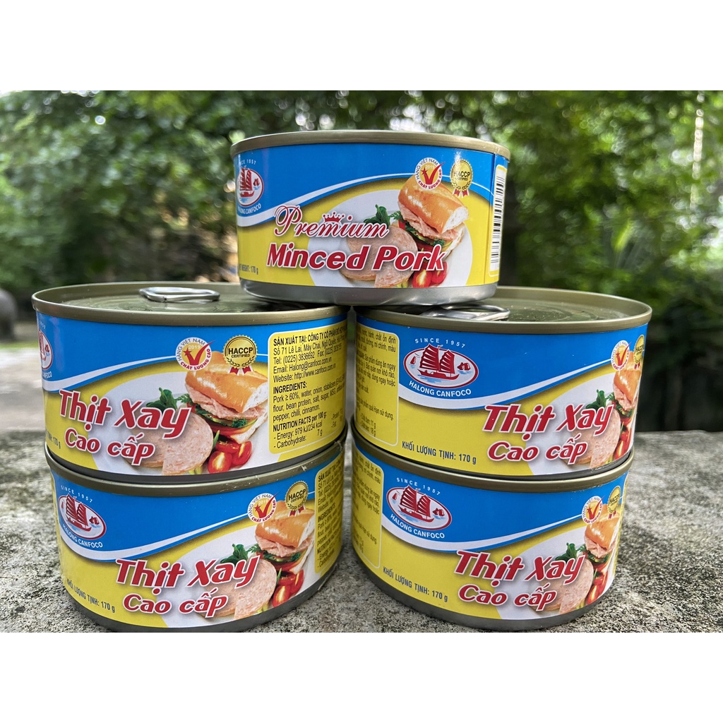 THỊT XAY CAO CẤP HALONG CANFOCO 170G